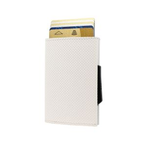 Ögon Designs Cascade Wallet Pop-up Kortholder Pung White traforato