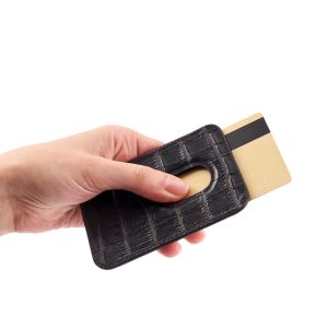 GoldBlack iPhone MagSafe Wallet Læder